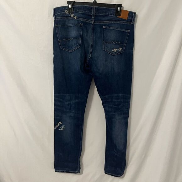 Lucky Brand Sienna Slim Boyfriend Distressed Jeans Size 10/30 - Picture 2 of 10